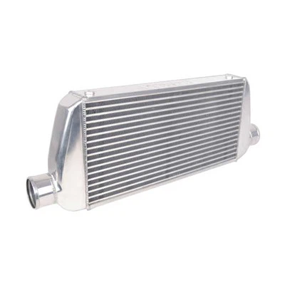 Hliníkový medzichladič s uhlopriečkou 2,5" výstupné jadro FMIC 450 x 227 x 65 mm